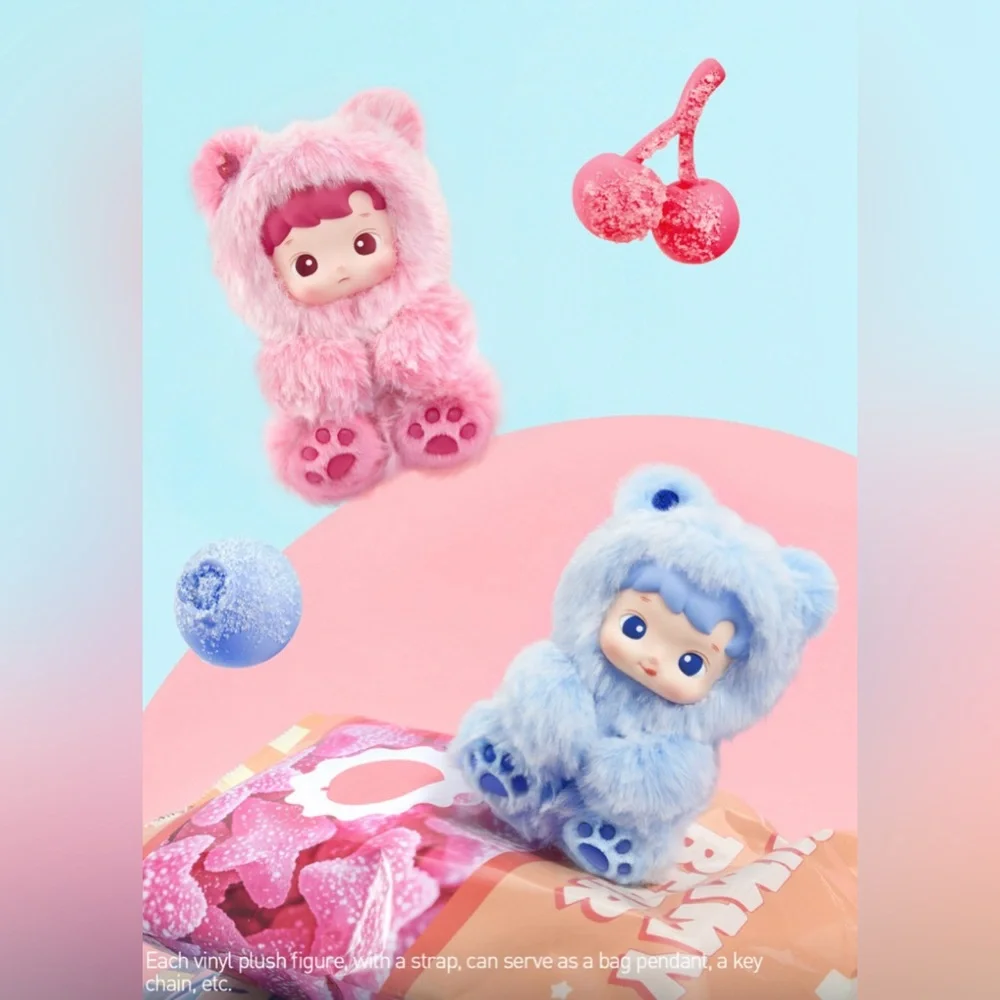 Hacipupu Gummy Bear Series Vinyl Plush Pendant Blind Box NWT